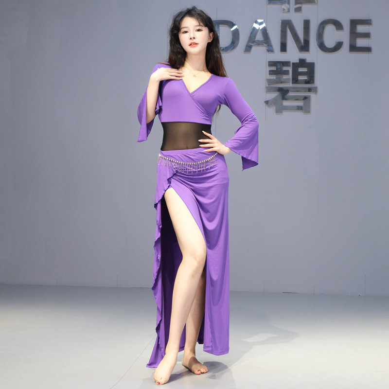 2026 New Belly Dance Practice Clothes, Oriental Dance Costumes, Long Skirts, Performance Clothes, Sexy