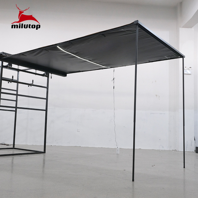Mystery Deer Fábrica directa Carcasa de aluminio Carpa lateral Carpa de techo Carpa lateral Carpa lateral Carpa de aluminio Carpa lateral Toldo lateral