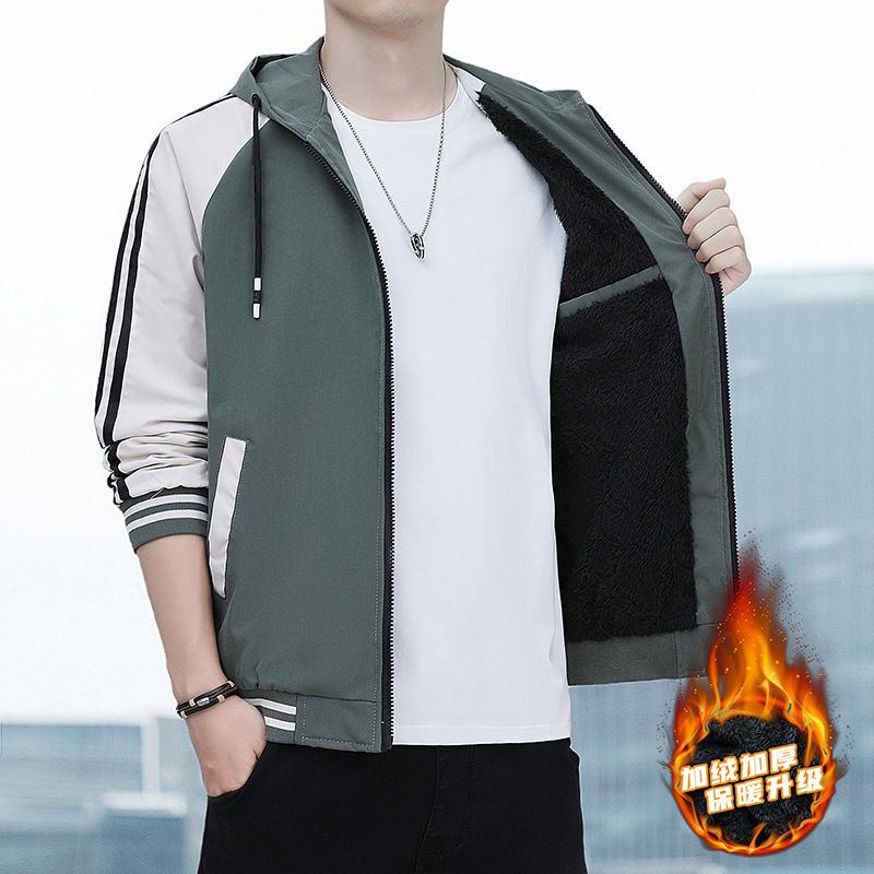 Chaqueta delgada de los hombres ocasionales de los deportes transfronterizos Primavera, Otoño e Invierno