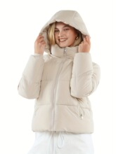 T 71543 Short Hooded Padded Coat �̿���ñ�޷� ŷ���羳