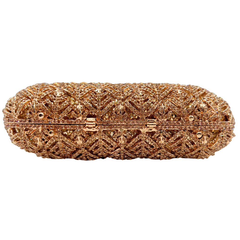 Bolsa de piedra nueva flor de clavo con diamantes bolsas de cena de fiesta de boda bolsas de diamantes
