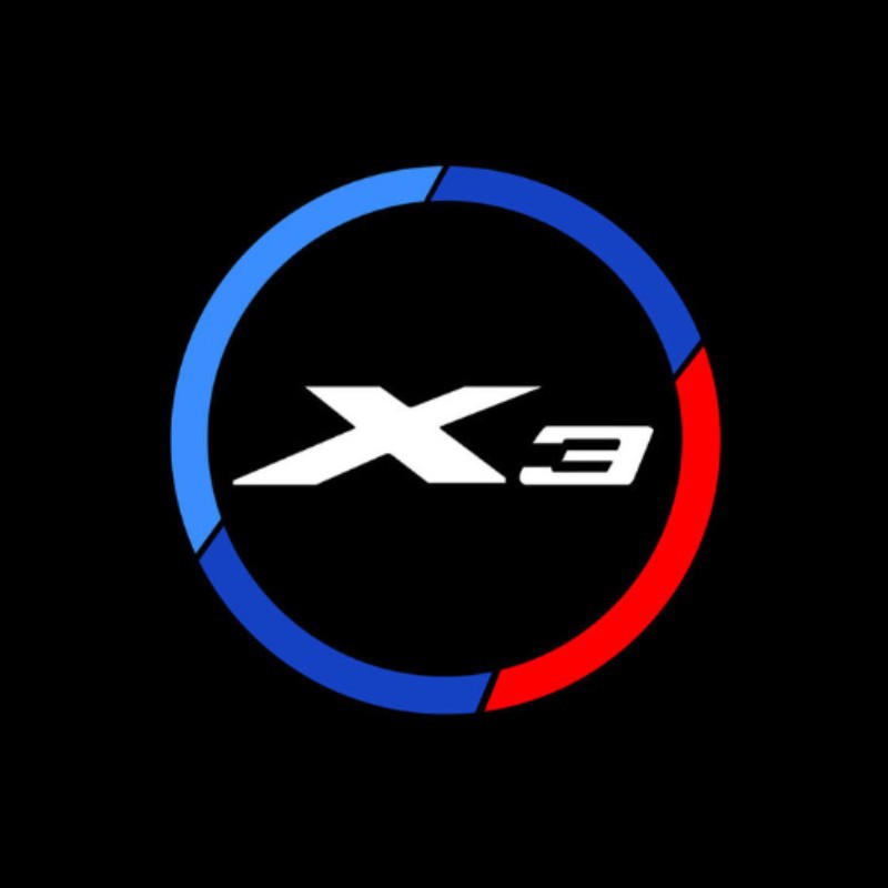 Adecuado para BMW X3/E83 modificado puerta del coche decorativo lámpara de bienvenida atmósfera lámpara de proyección láser lámpara de iluminación de la puerta del coche