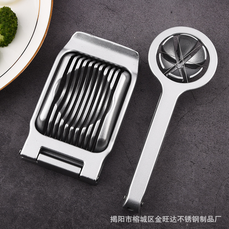 Creative domestic zinc alloy egg division slicer kitchen preserved…