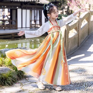 Children's Chinese-style sweet costume for girls, Chinese-style costume, ancient costume, Boy's disciples, performance, Chinese clothing, wholesale