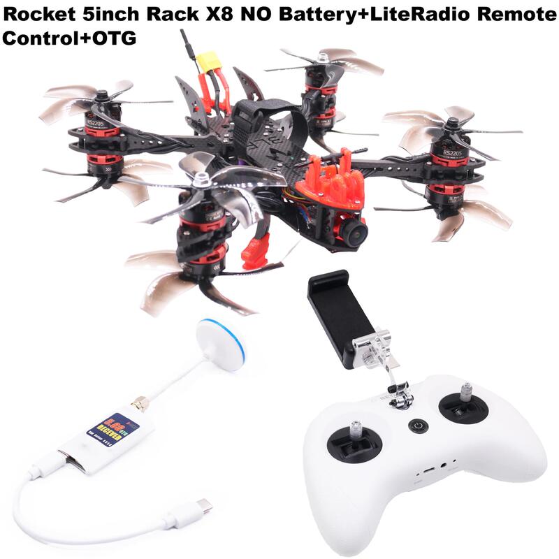 Bobcubic Rocket 5inch Fpv Drone Carbon Fiber Racing Quadcopter Finished Product X8 Without Battery Bobcubic Rocket 5inch Fpv Drone Carbon Fiber Racing Quadcopter Finished Product X8 Without Battery