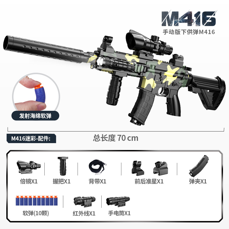 Manual M416 camouflage [High -end version]