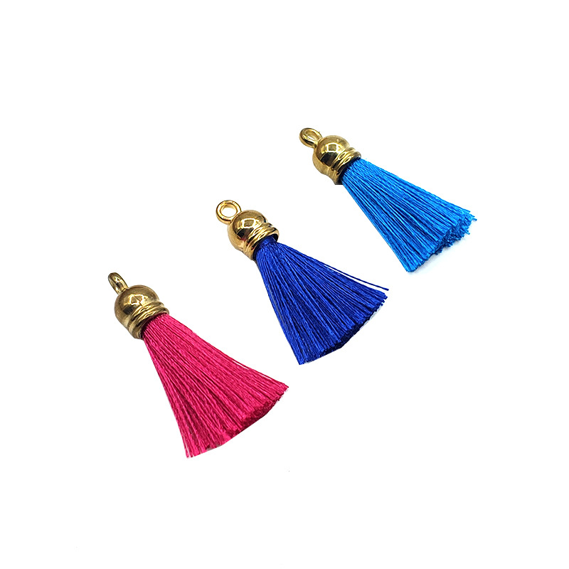 3cm金钟帽流苏小穗子挂件材料包包钥匙扣服饰手机挂饰DIY饰品配件