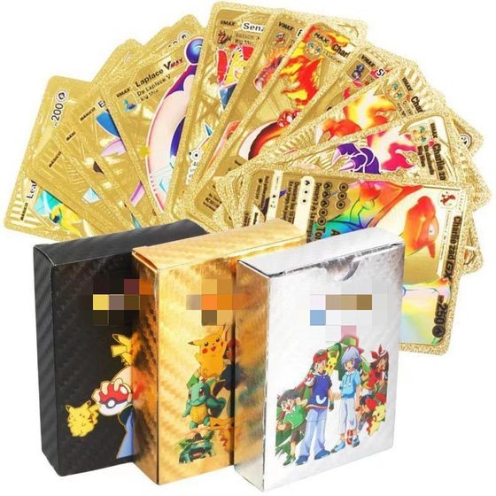 Popular Pokémon Cards Pokémon Cards Pokémon Pikachu Toy Cards Collection Cards Wholesale