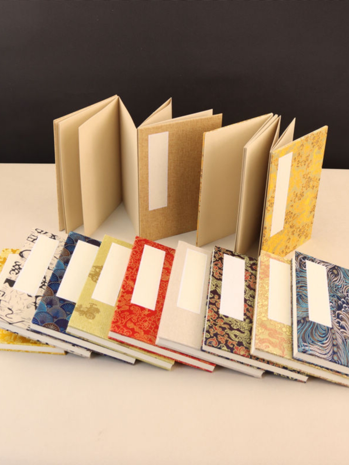 仿古册页空白宣纸书画纸册页折页加厚生宣书法国画奏折签到本