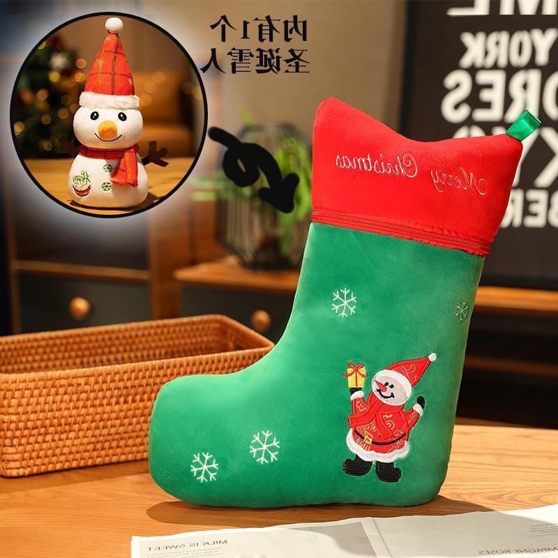 INSクリスマス装飾抱き枕クリスマスツリー人形ソファークッション姜パイ人ヘラジカ子供女子プレゼント|undefined