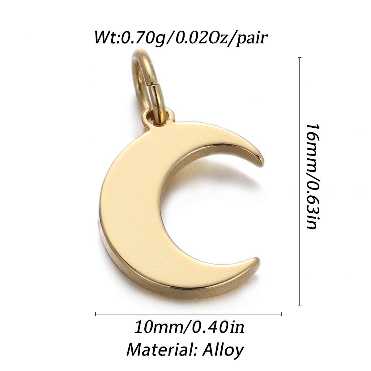 8g Weight Pendant, Chain Jewelry Making Type Zircon Inlay Material DIY Jewelry Accessories Classification 1 Piece Quantity Copper Material Geometric, Star, Moon Pattern Plating, Inlay Design Simple Style Style 1 Piece Copper Zircon Geometric Star Moon Pendant Chain 10