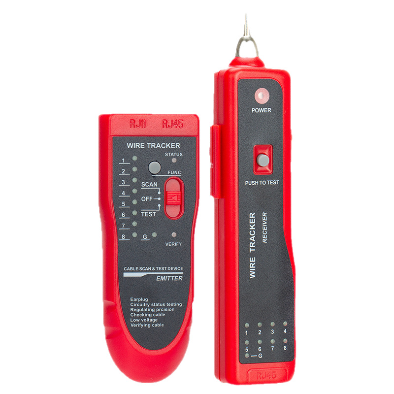 Buscador de línea multifuncional prueba de red POE anti-quema patrulla de línea inspección de línea prueba de línea anti-interferencia de varios colores disponibles