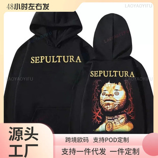 ���羳�W�a��Vintage Sepultura Roots Retro Graphic Heavy