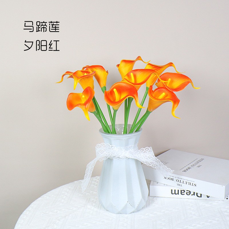 칼라 릴리 - 선셋 레드(노란색 코어)