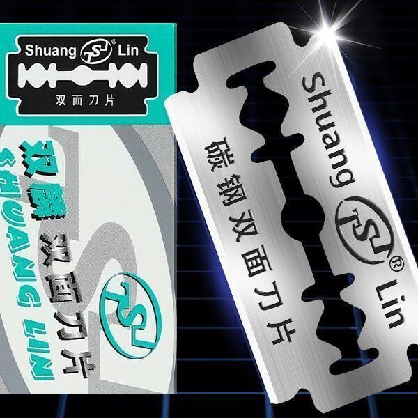 【Newcomers Get 50 Pieces for 0.01】Double-Sided Razor Blades, Traditional Razor Blades, Manual Shaving