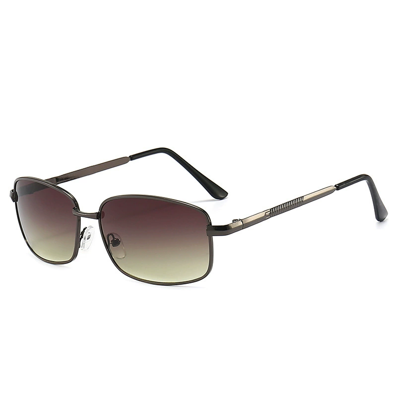 Metal Frame Sunglasses, Stylish Rectangle, Multiple Lens Colors, Polarized Options