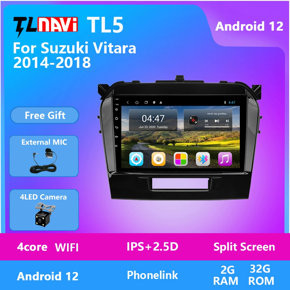 Подходит для Suzuki 2015-2016 Vitra GPS с камерой заднего вида, автомобильная навигационная система «всё в одном»