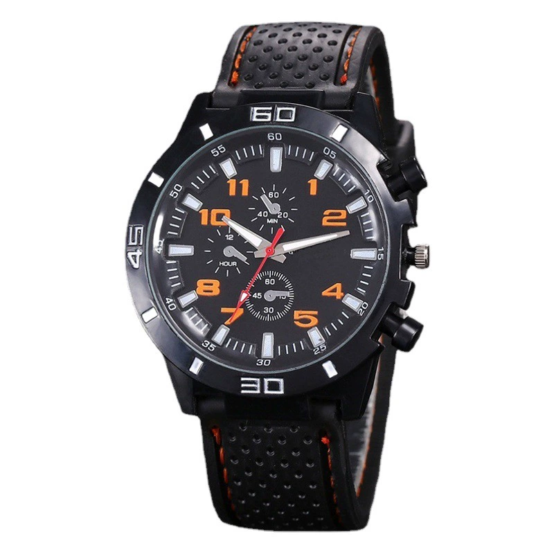 Популярные AliExpress ebay клей модные спортивные мужские часы с ремешком для проводки силиконовые студенческие часы оптом