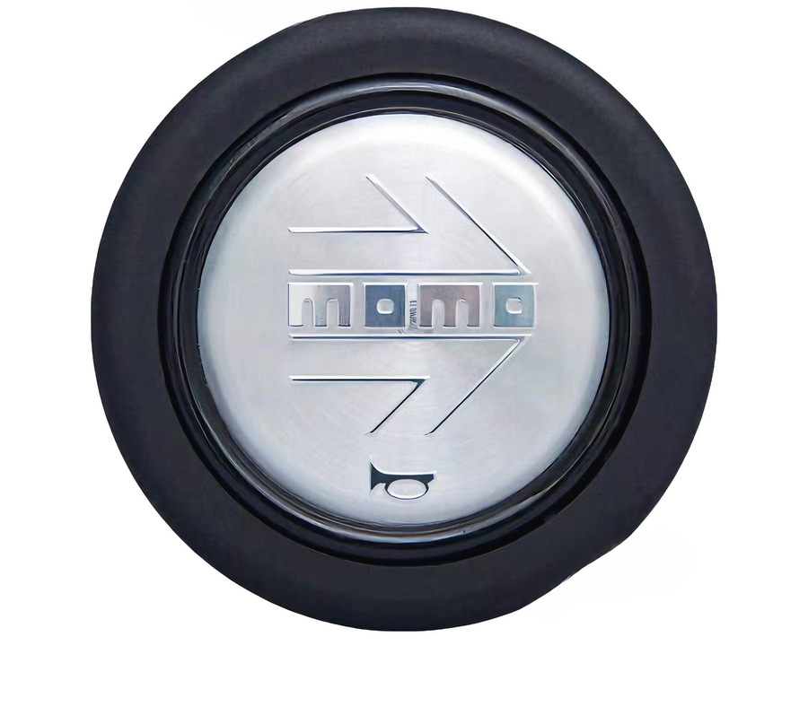 Fiber Horn Button – Universal Steering wheel - silver