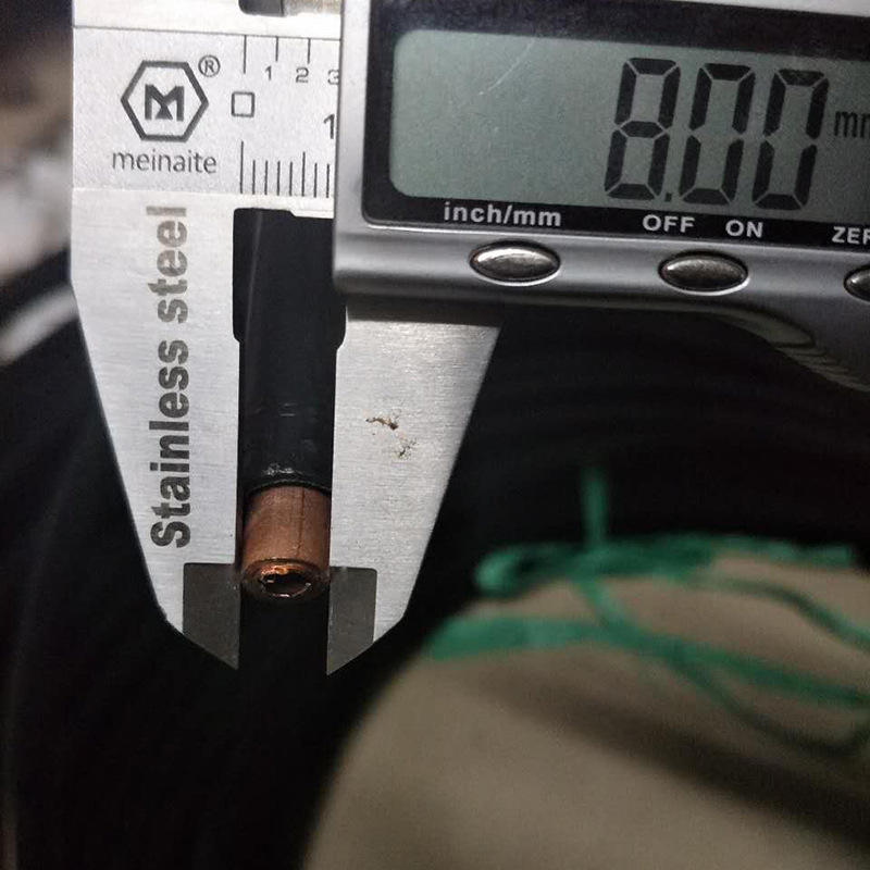 包塑铜管 覆塑铜管紫铜管包塑8*1.5 10*1.5 12*1.5 14*1.5 16*1.5