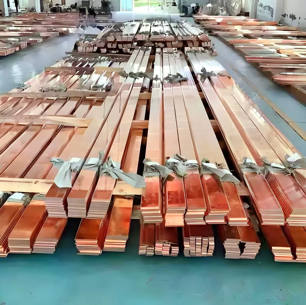 厂家铜排紫铜排紫铜卷排30*3 50*5接地导电铜条供应精密紫铜带