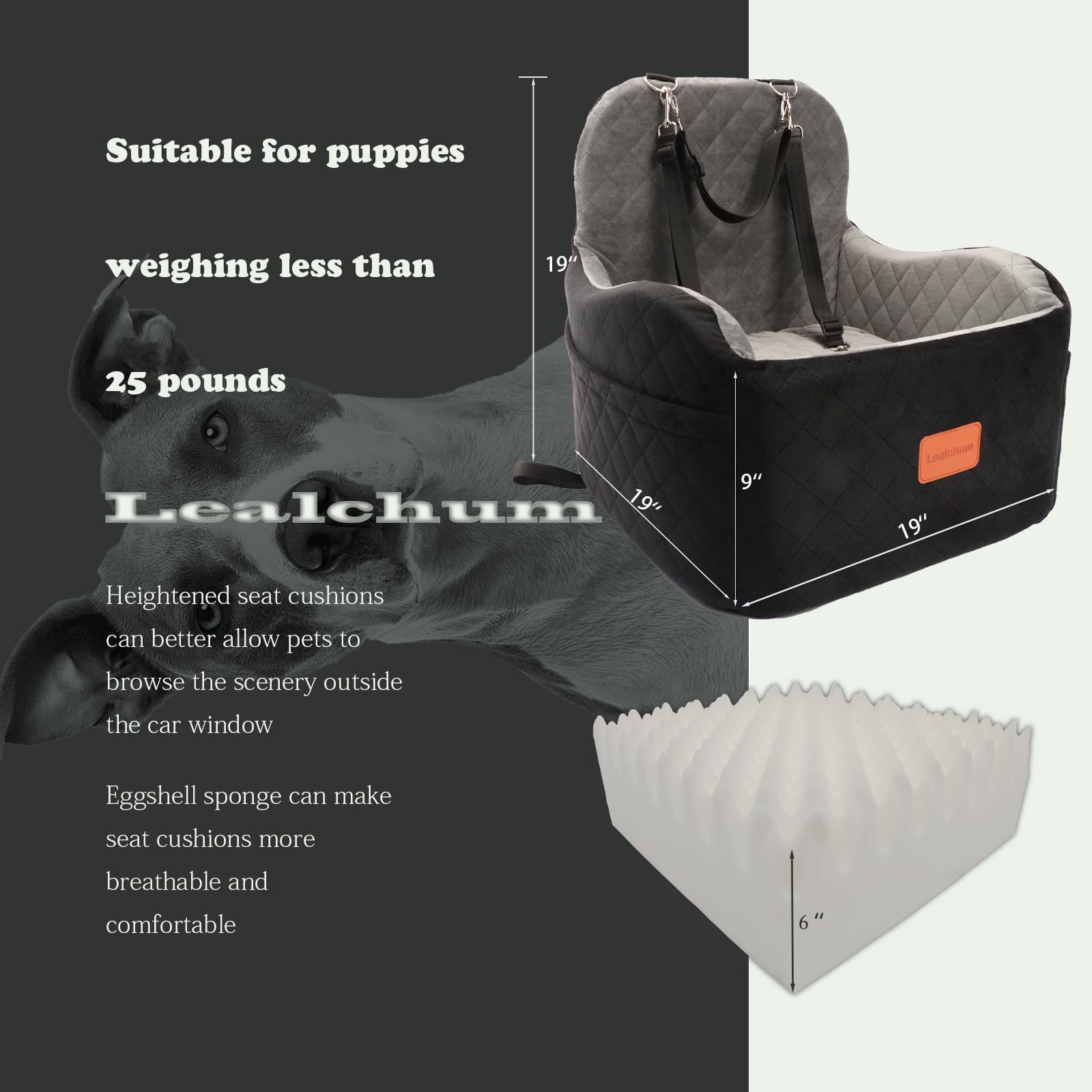 Asiento de seguridad de viaje para automóviles domésticos con base antideslizante, suave, cómoda y transpirable image 3