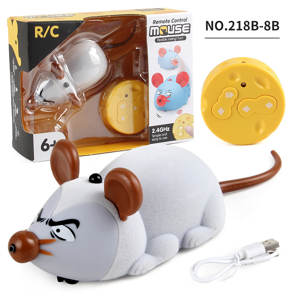 Ratón de simulación de control remoto por infrarrojos eléctrico transfronterizo Cobra Toda la persona parodia modelo animal juguete juguete para mascotas