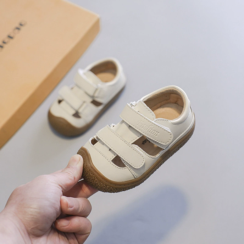 Summer children's footwear, universal comfortable sandals for boys for early age, Korean style, soft sole
