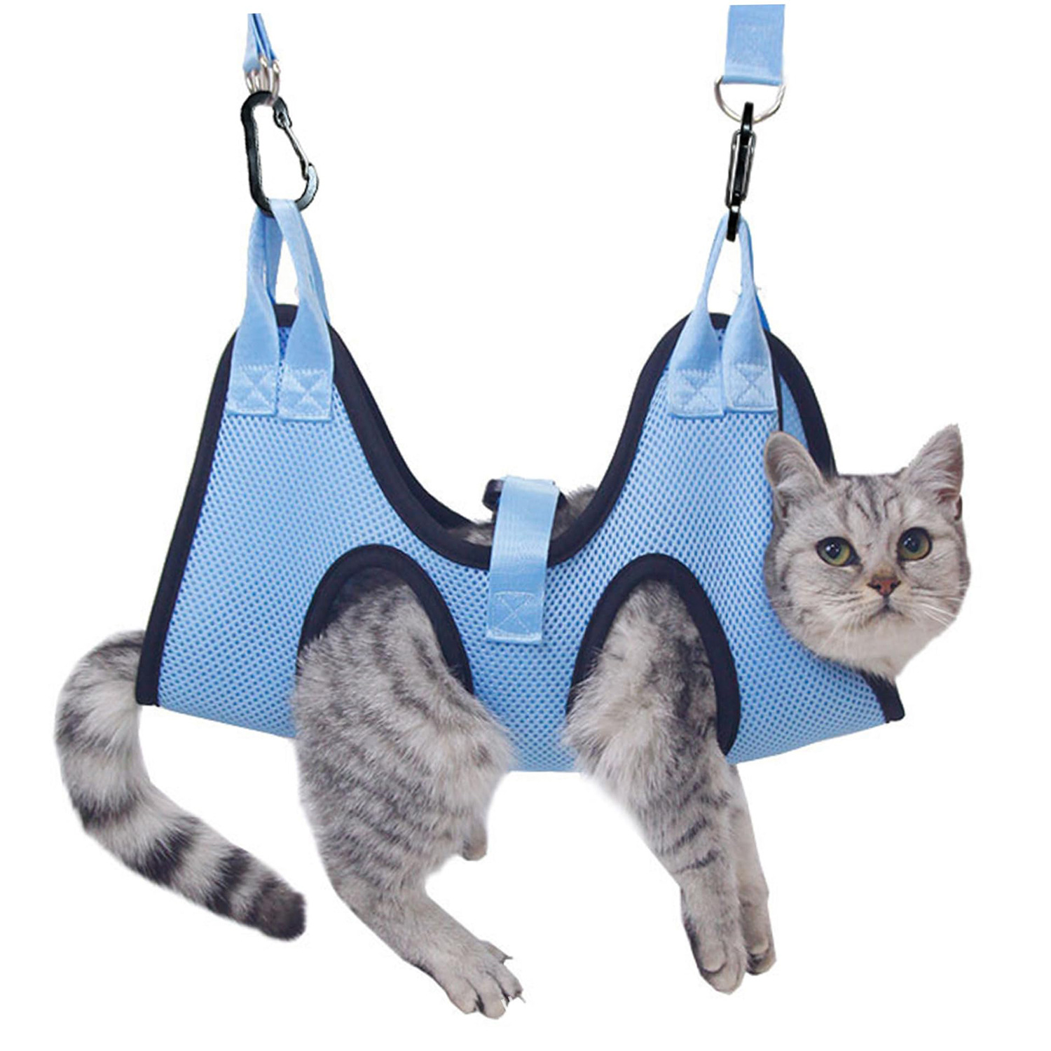 Cat and Dog Grooming Hammock, Cat Nail Clipper, Hanging Cat Bag, Small Pet Anti-Scratch and Bite Feeding Medicine Fixed Bag Artifact