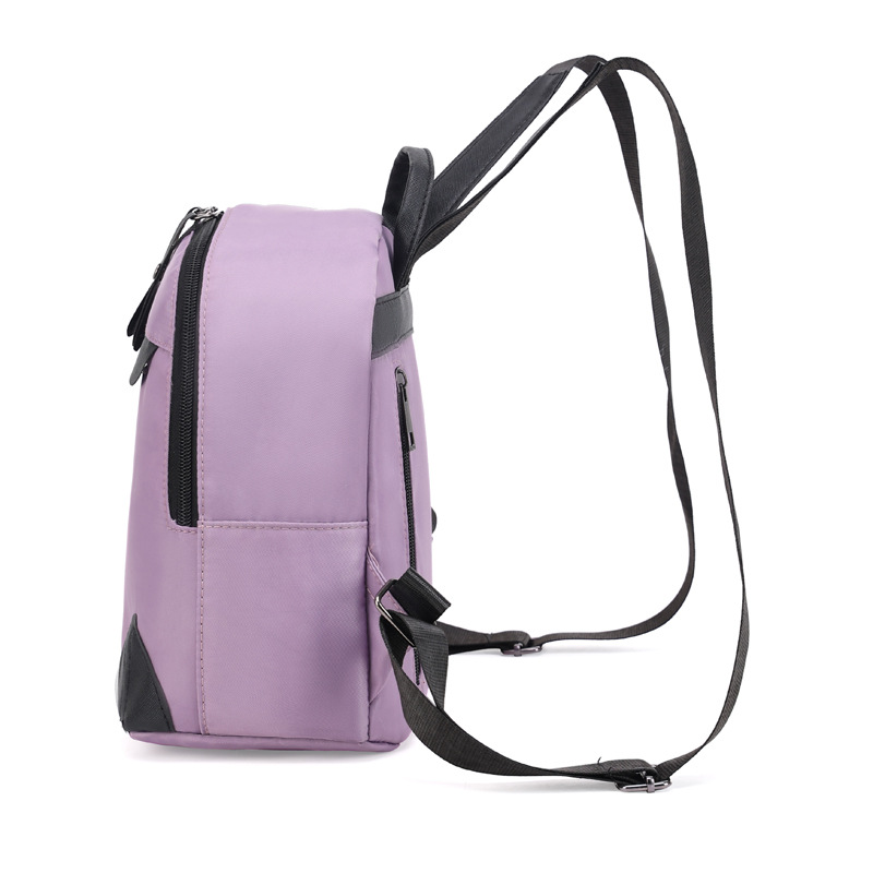 Nuevo estilo del sudeste asiático casual contraste color damas tela Oxford mochila moda urbana simple viaje mochila al por mayor