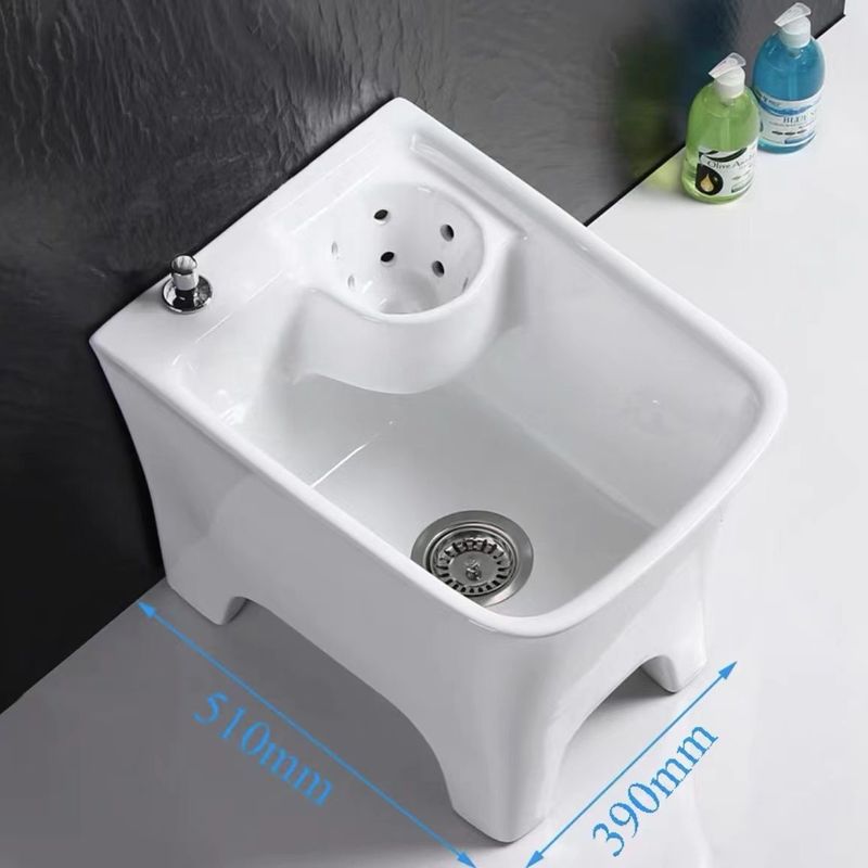 陶瓷拖把池阳台拖布盆卫生间墩布池洗拖把拖布池沥水篮地拖桶方形|undefined