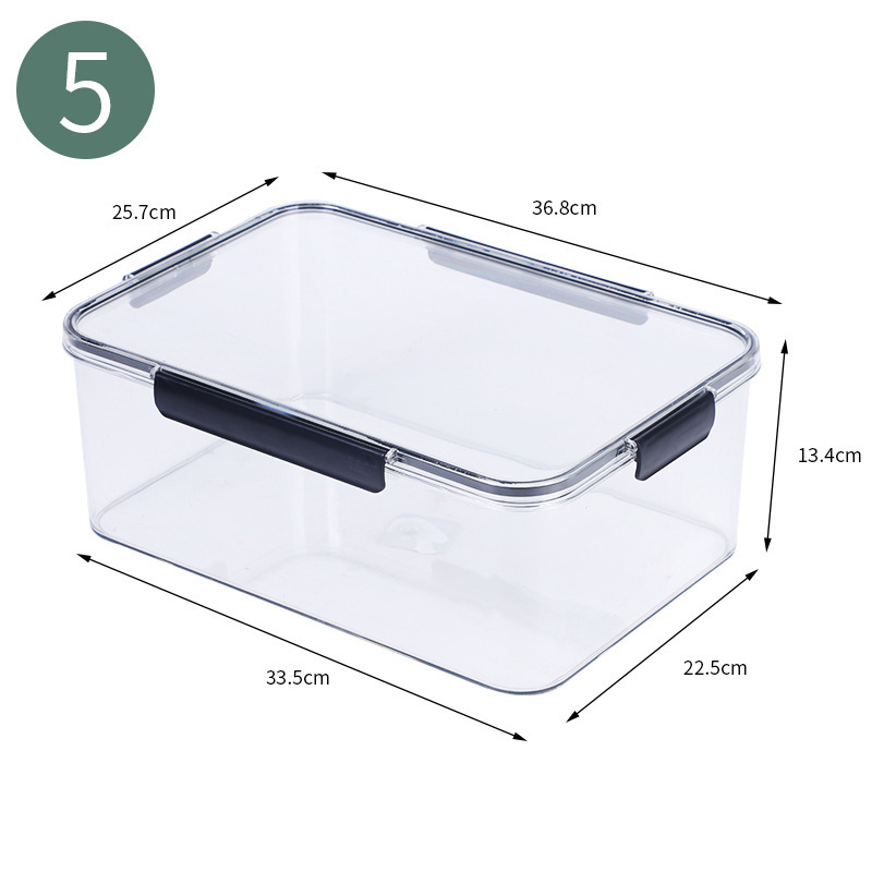 食品鮮度保持ボックスpet高透明冷蔵庫収納ボックス大容量キムチシール収納ボックス青果物収納ボックス|undefined