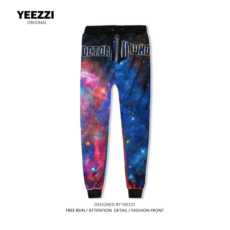 European and American Men's Sports Casual Pants Sweatpants Couple Internet Celebrity Starry Sky Universe Cosplay Mysterious House Jogging Pants Cross-Border European and American Men's Sports Casual Pants Sweatpants Couple Internet Celebrity Starry Sky Universe Cosplay Mysterious House Jogging Pants Cross-Border