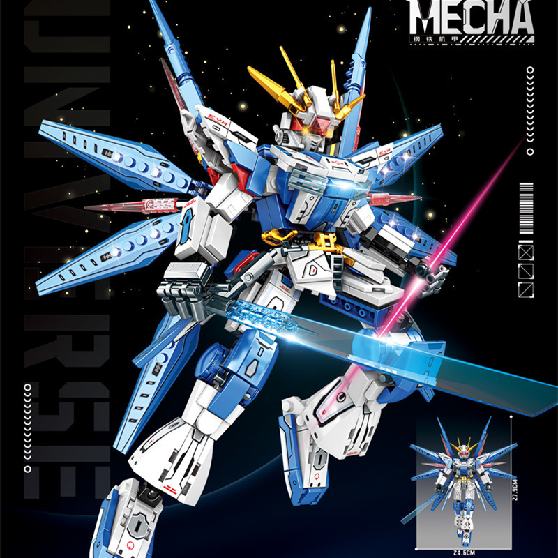 Steel Mecha Gundam Mecha Building Blocks Mindy Toys Children's Educational Puzzle Male K2213 Small Particle Gift 6 Years Old Steel Mecha Gundam Mecha Building Blocks Mindy Toys Children's Educational Puzzle Male K2213 Small Particle Gift 6 Years Old