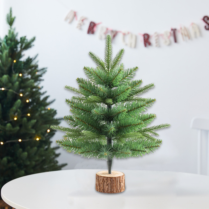 2025 新しい小さなクリスマスツリークリスマス装飾デスクトップ装飾品シーンレイアウトホームミニシミュレーションツリー|undefined