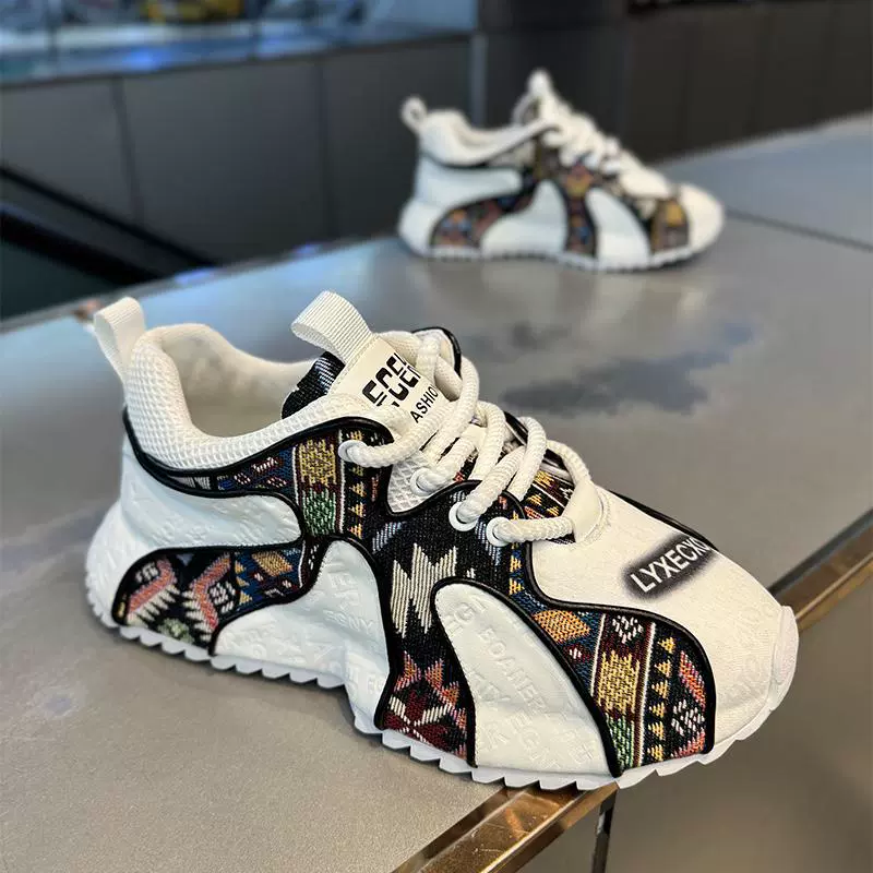 Мужская обувь европейского вокзала весной нишевые ботинки Аган весной и осенью спорт и отдых толстые подошвы увеличены