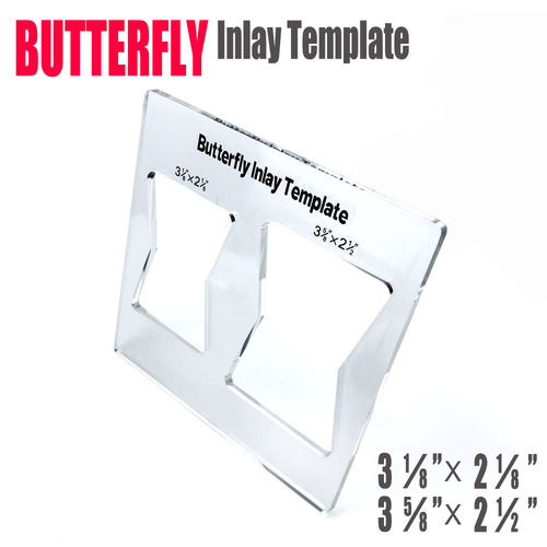 Butterfly Inlay Template | Routers and Decorative Templates for Woodworking Butterfly Inlay Template
