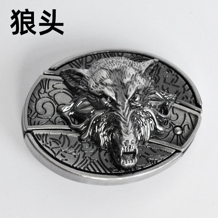 Cinturón personalizado hebilla de cinturón de cuero de los hombres cabeza al por mayor juventud auto-defensa cinturón hebilla pantalones de los hombres con diadema cuchillo