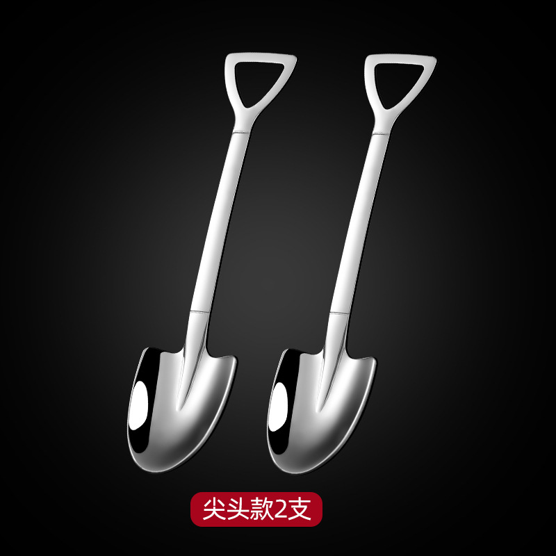 [SUS304] 스페이드 스푼 팁-2 팩