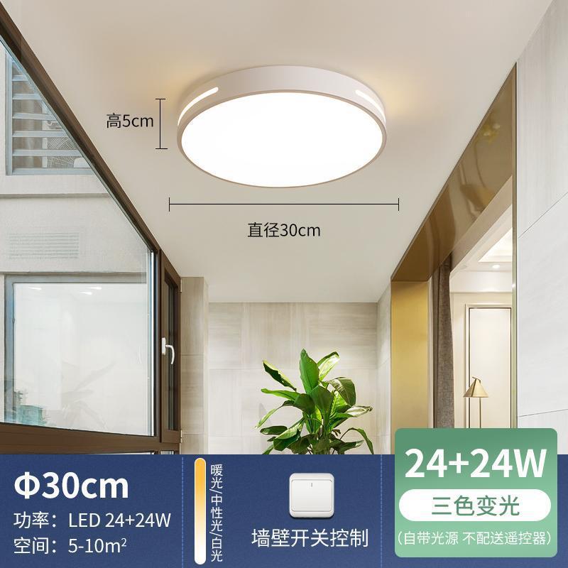 2025 新しいマスターベッドルームランプ LED シーリングランプシンプルな研究ラウンドバルコニーリビングルームルームランプホット販売|undefined