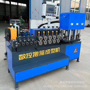 加工抱箍设备全自动数控抱箍机扁铁带钢抱箍成型机交通标志牌抱箍-阿里巴巴