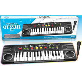 跨境亚马逊儿童多功能32键电子琴男孩女孩乐器仿真钢琴带麦克风