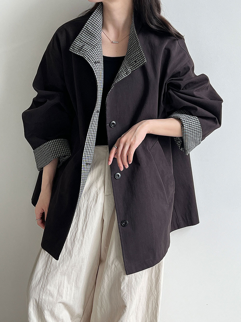 Autumn trench coat