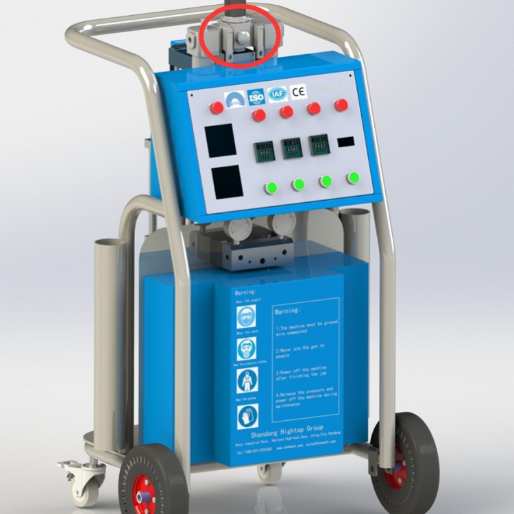 气动聚氨酯泡沫喷涂机 冷库保温泡沫喷涂 聚氨酯黑白料泡沫喷涂机