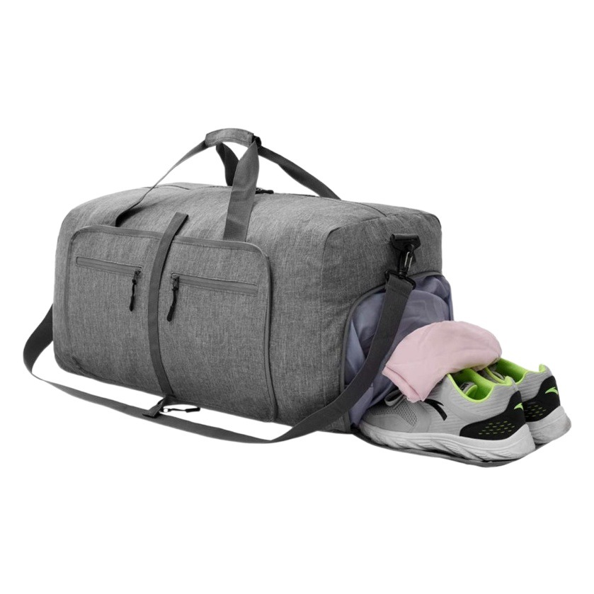 Cross-Border Amazon Popular Folding Portable Travel Bag Sports Bag Cationic Large Capacity Fitness Luggage Bag Wholesale
