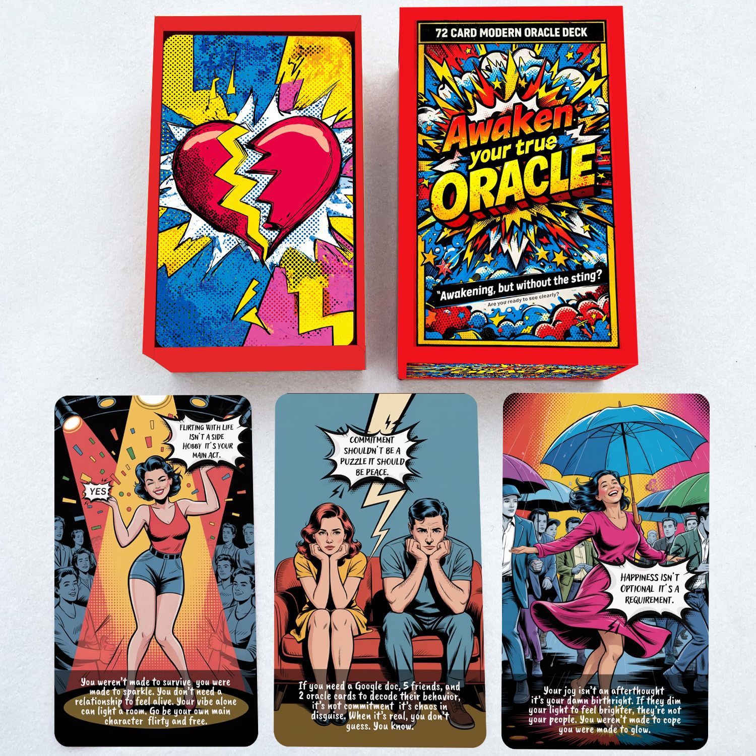 Cross-border Creative Tarot Board Game Cards, Awakening Clear Oracles, New English Version Tar_voghion.com