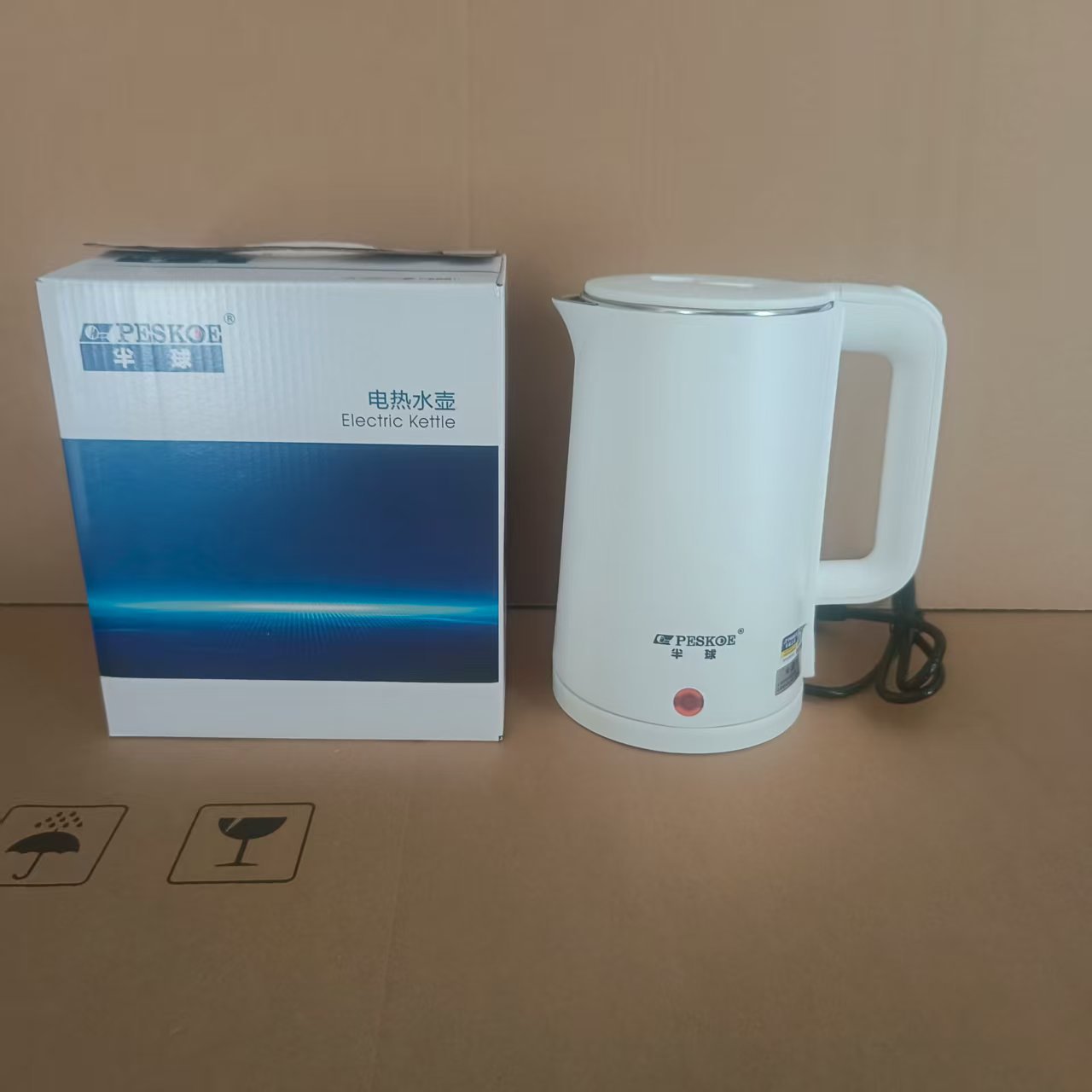 [보온 없음] 1.5L 304 화상 방지 모델 · 흰색 ·