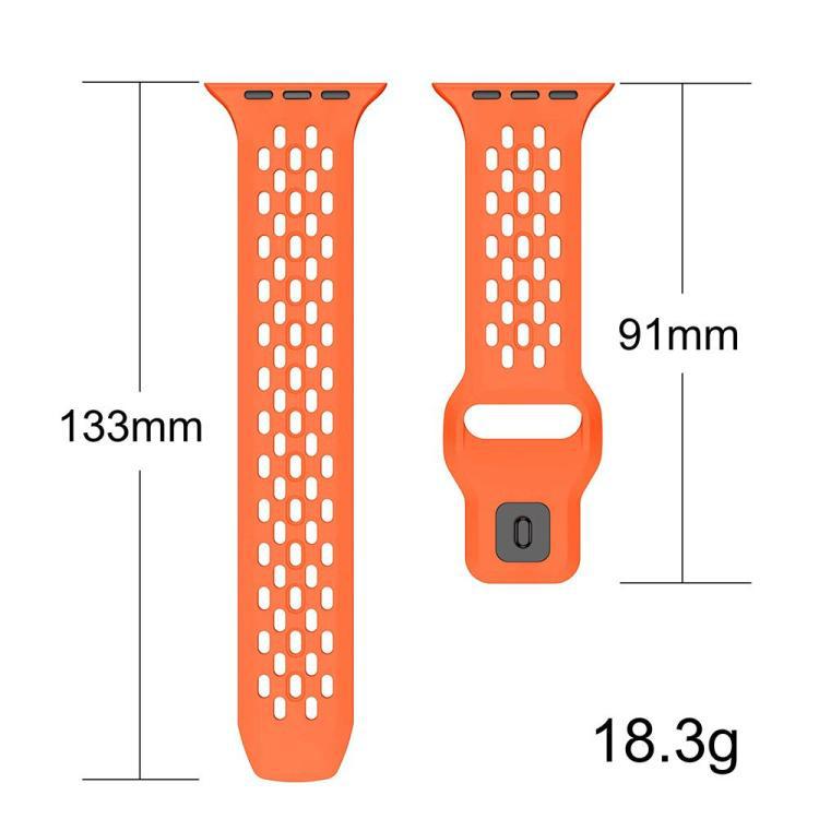 xDfind Mesh Buckle Silicone Bracelet para Apple Watch 42mm / 41mm / 40mm / 38mm / Ap