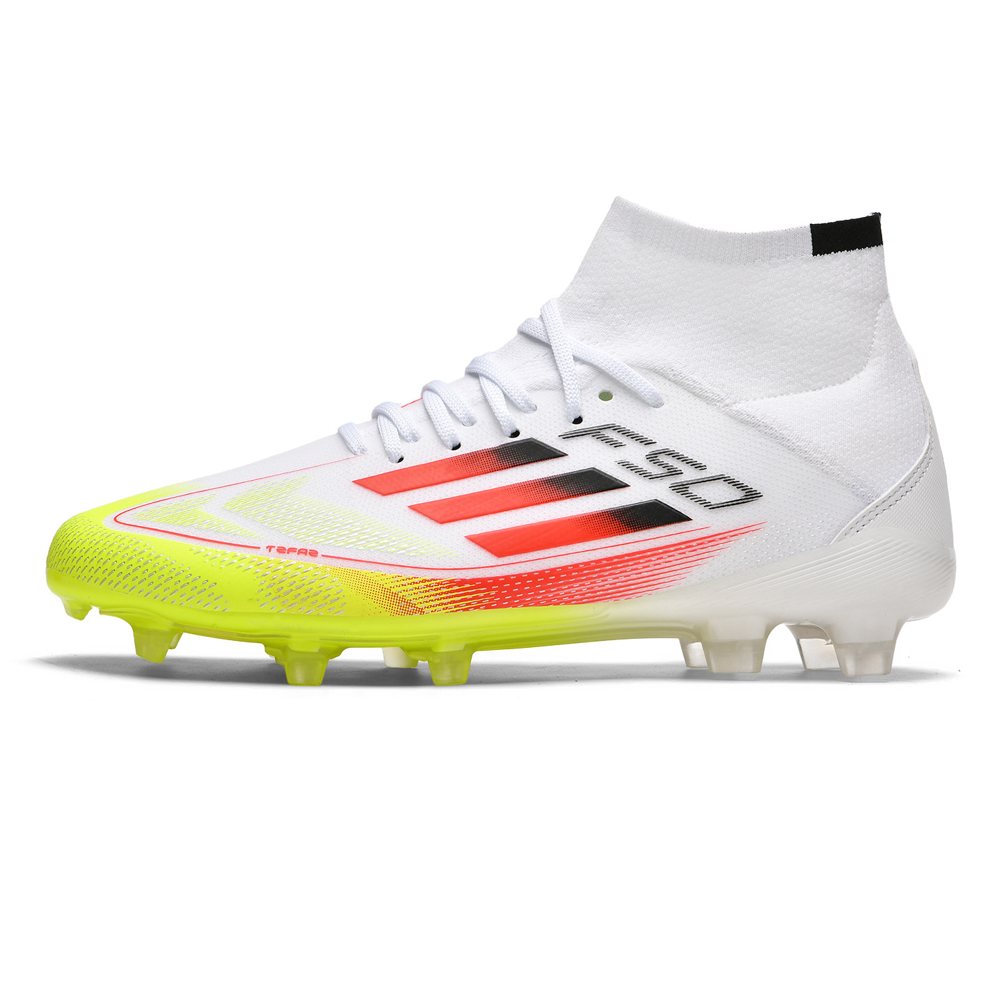 2025 zapatos de fútbol nuevos jóvenes hombres y mujeres antideslizantes nuevos transfronterizos AG clavos largos césped estudiantes fábrica de comercio exterior