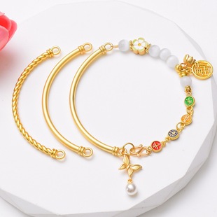 14K����ɫƽ��ϲ���p�����ܰ��Cdiy�ֹ����������Ʒ�������